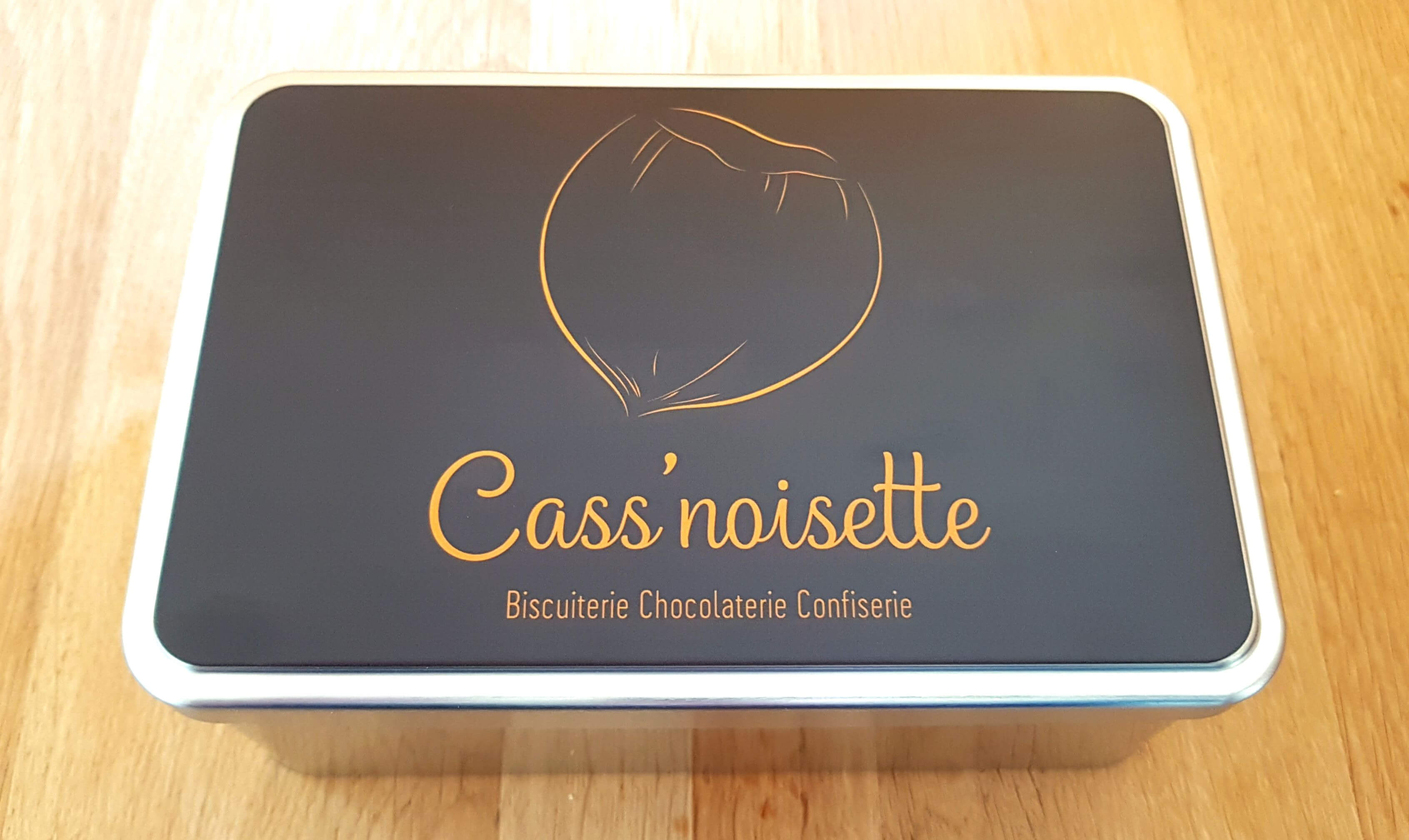 Cass'noisette | Coffret cadeau, la boite à biscuits de 450 g